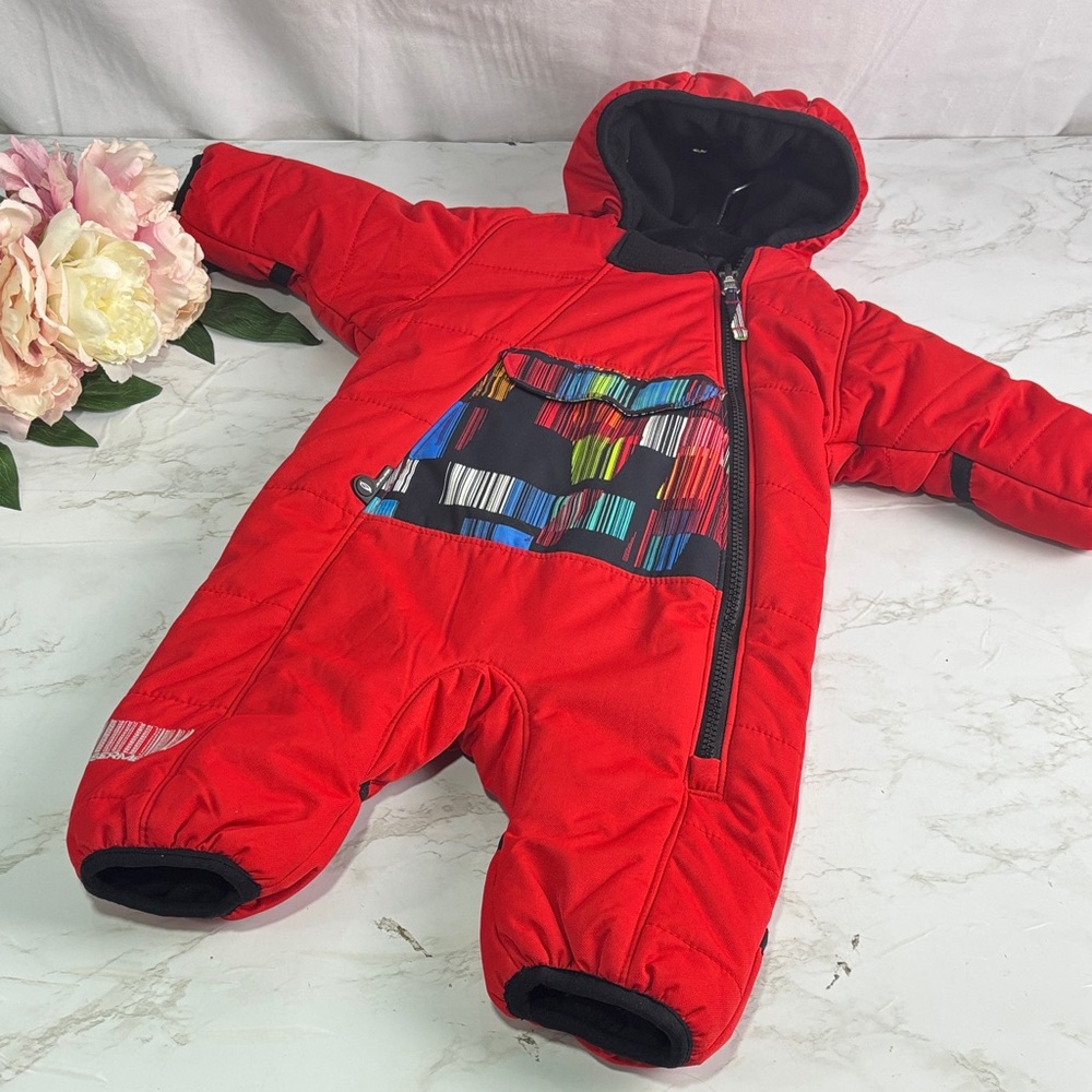 Obermeyer Red Infant Winter Snowsuit Size 0-6 months
